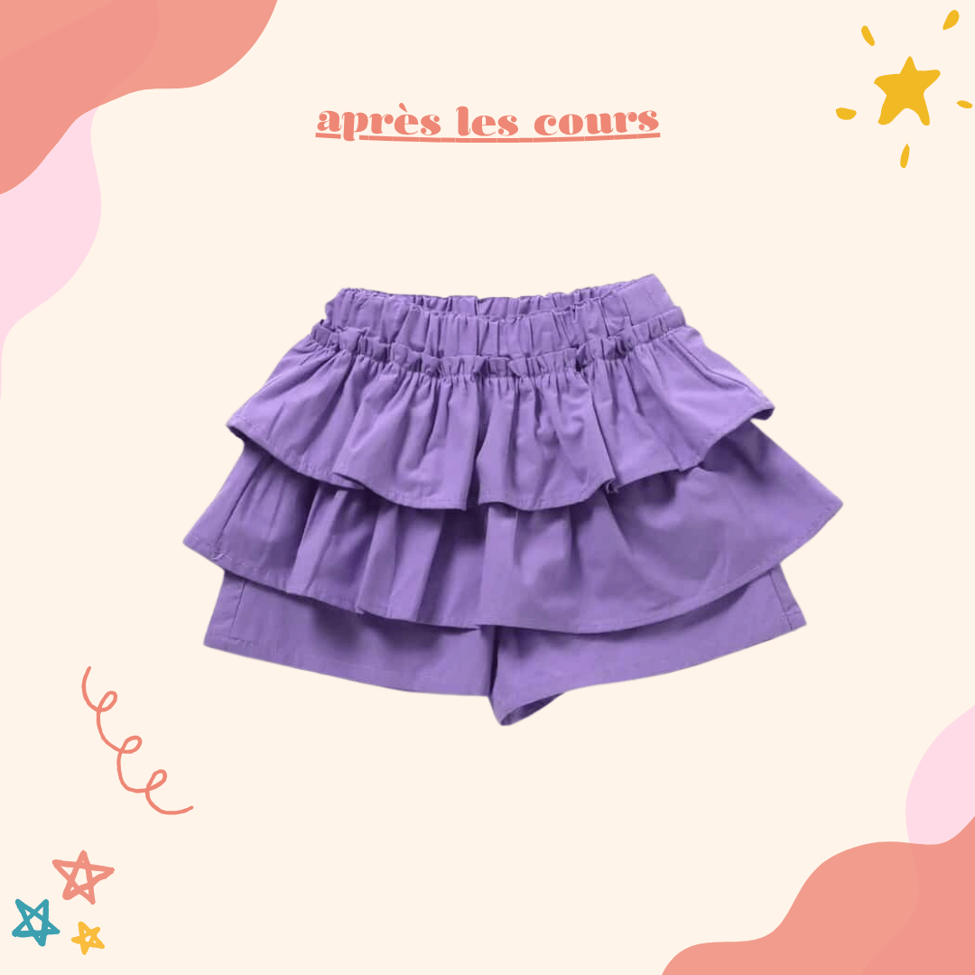 après les cours  層次蛋糕褲裙
