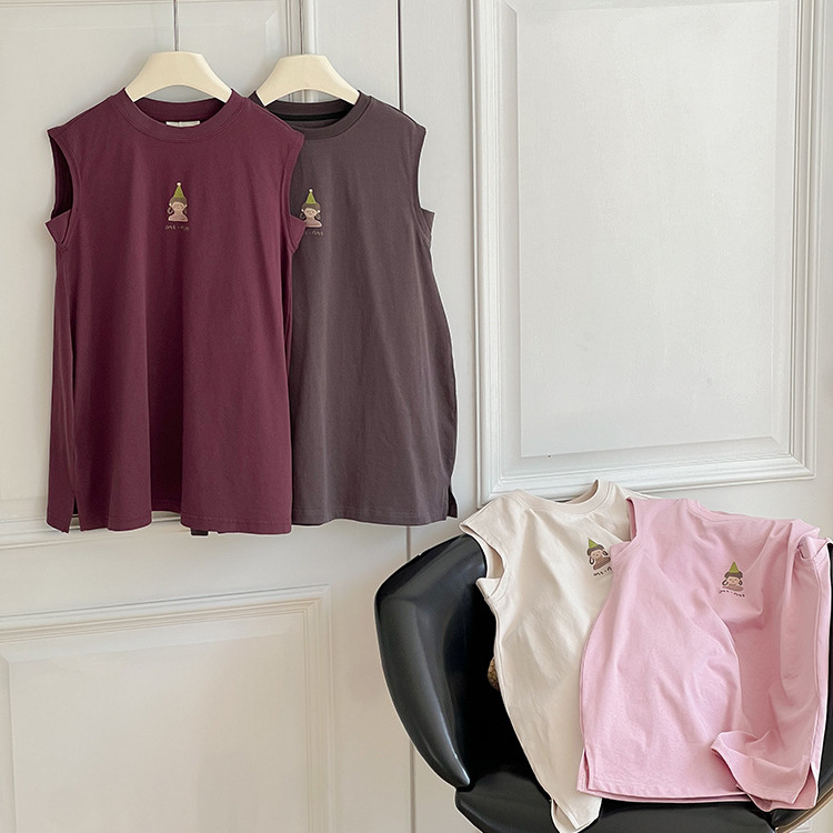 卡通休閒背心連身裙