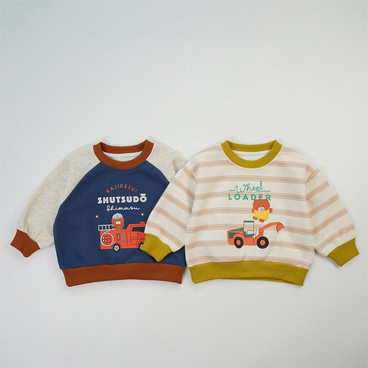 可愛交通工具圖案上衣