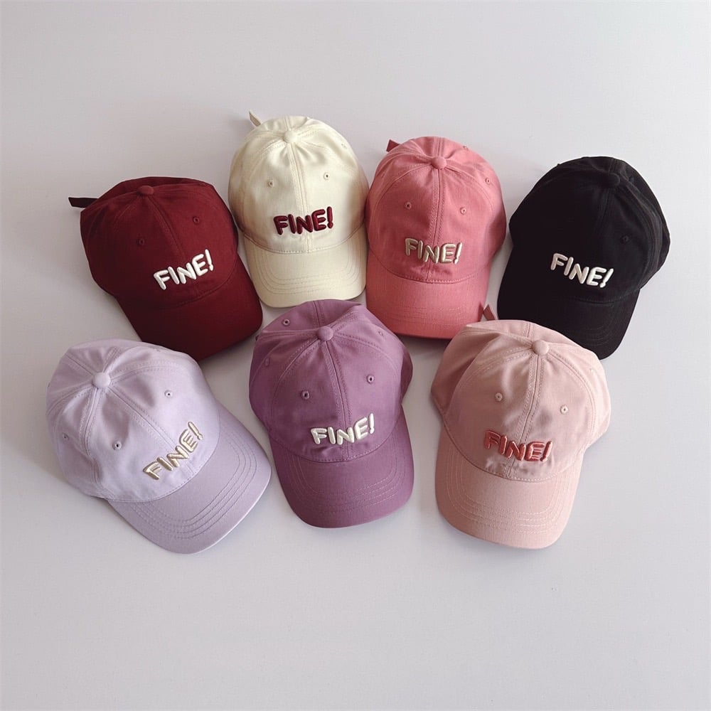 字母刺繡棒球帽