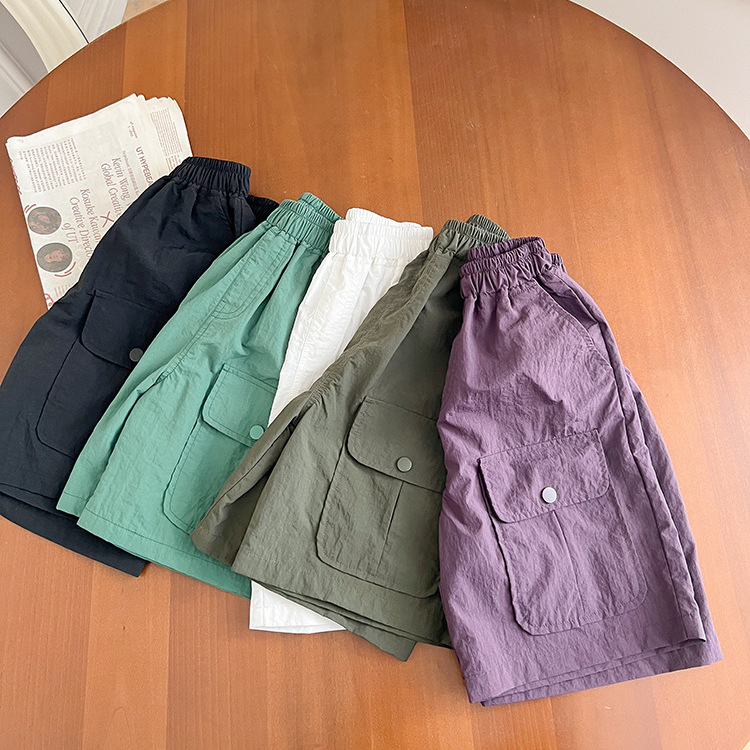 尼龍涼感速乾五分褲