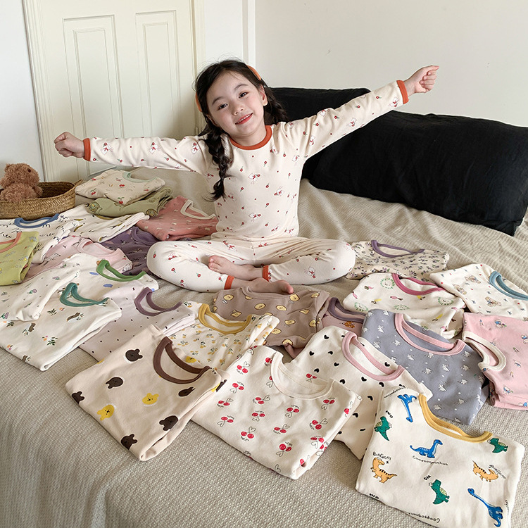 卡通長袖家居服套裝(12款)