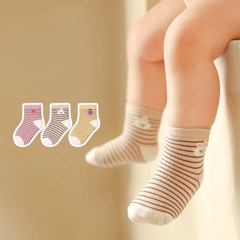 夏季薄款條紋襪子組