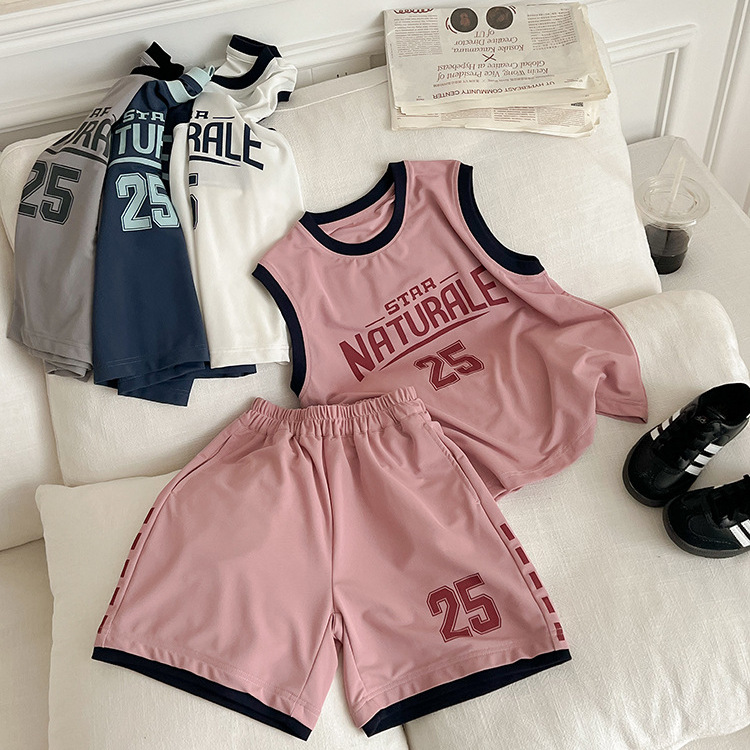 籃球風背心運動套裝