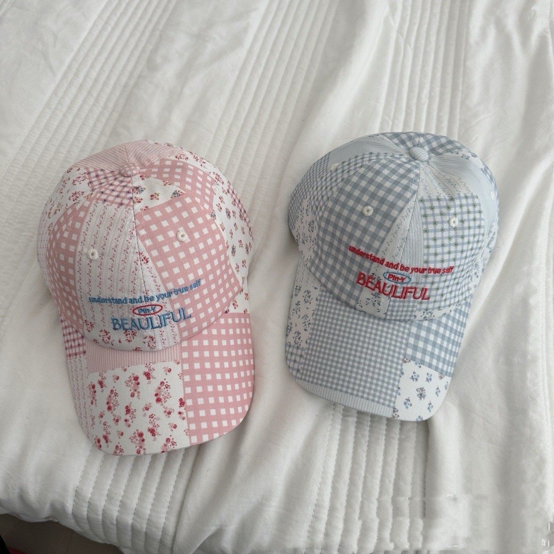成人款 拼布碎花鴨舌帽