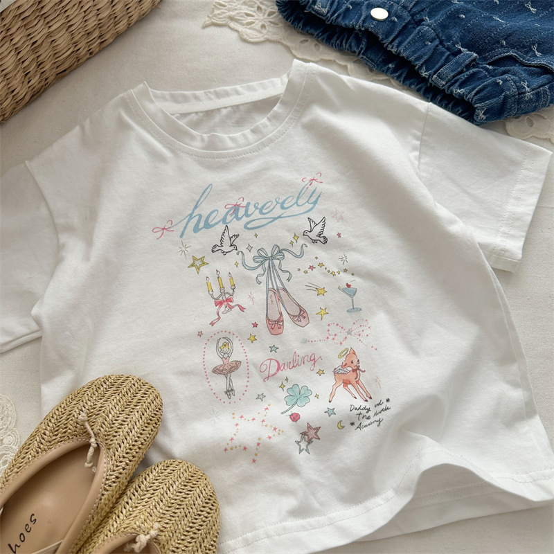 芭蕾公主短袖T恤