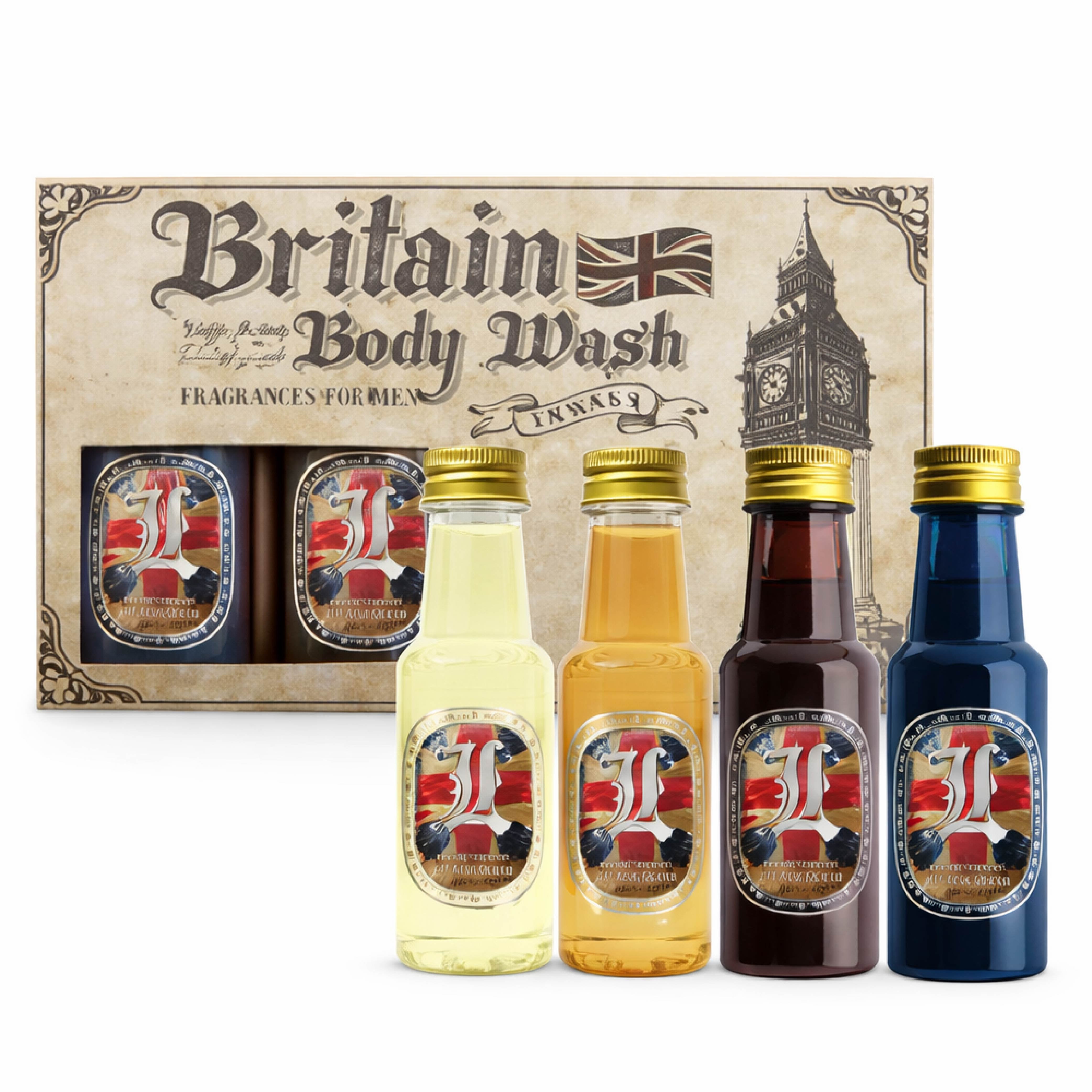 50ml*4入 不列顛英式沐浴乳4入組