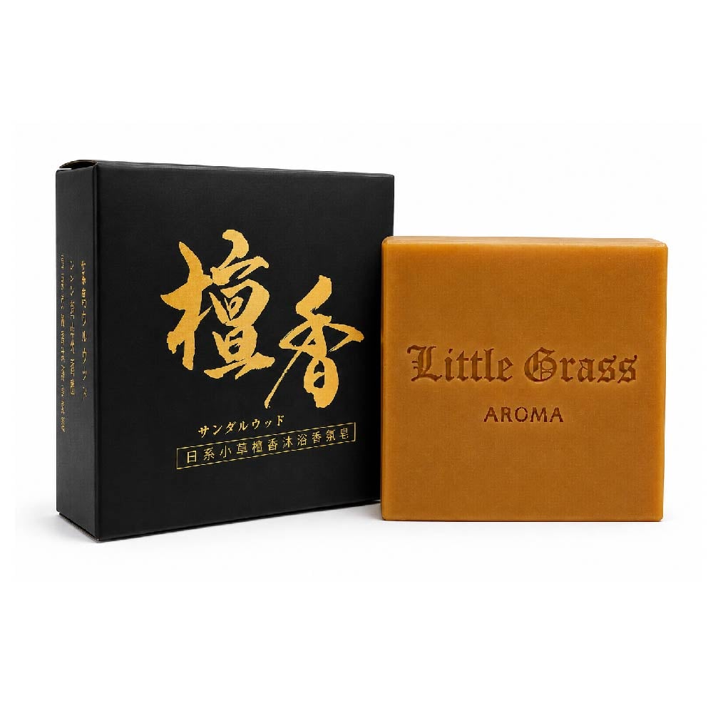 90g 日系檀香精油香氛沐浴皂-黑盒