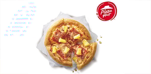 必勝客六吋限定個人鬆厚夏威夷口味比薩好禮即享券(此商品為團購商品，如需下單請洽客服)