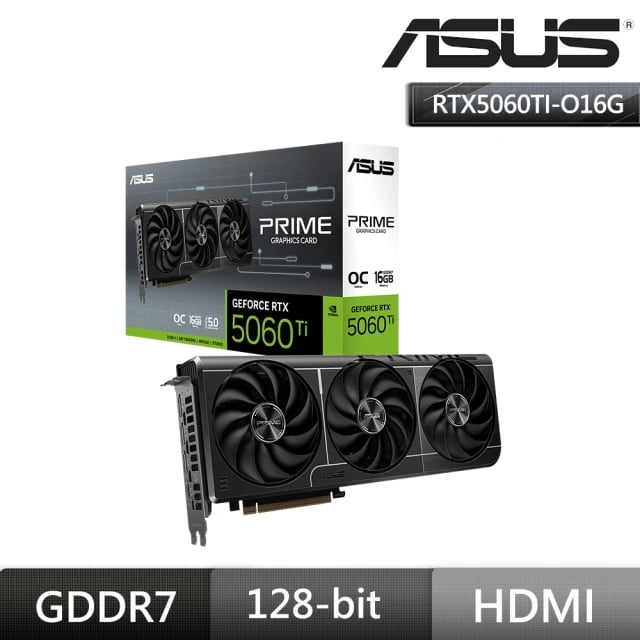 ASUS 華碩 PRIME-RTX5060Ti-O16G 顯示卡