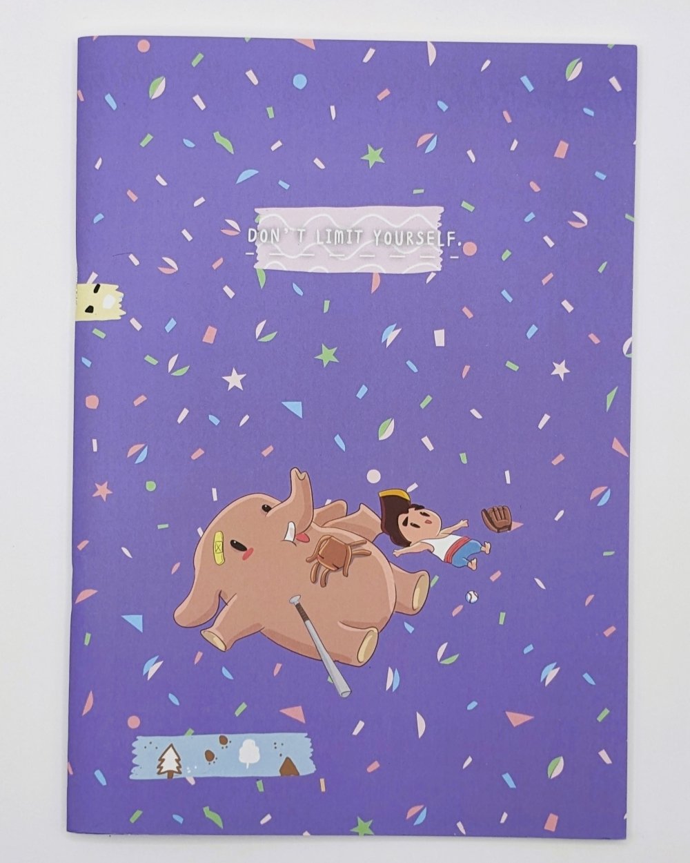 小八將A5筆記本_大象心很大款 (格文內頁)