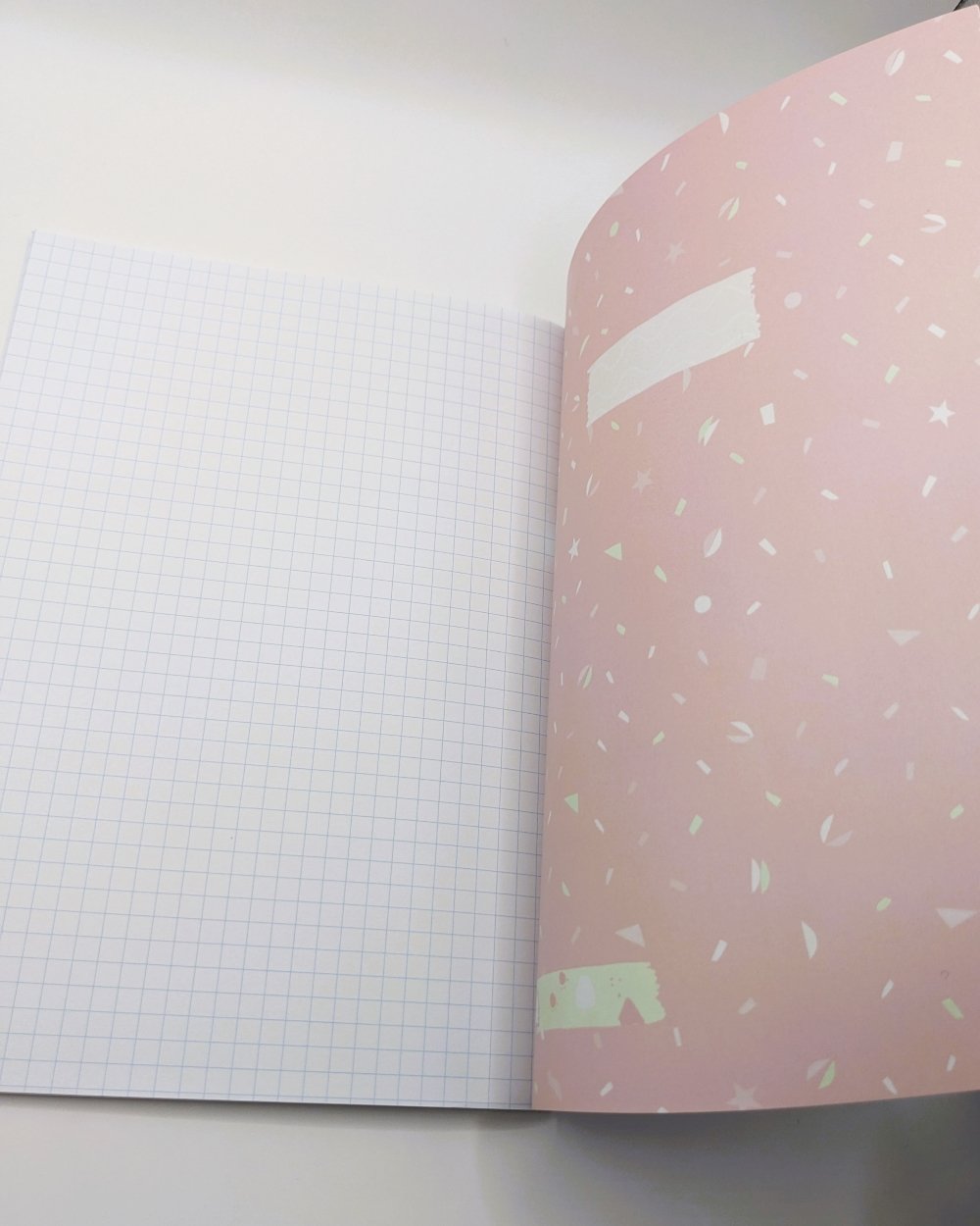 小八將A5筆記本_大象心很大款 (格文內頁)