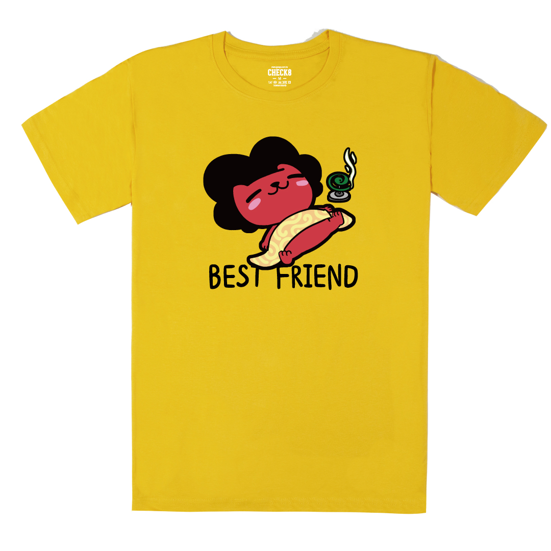 貓關公best friend T恤