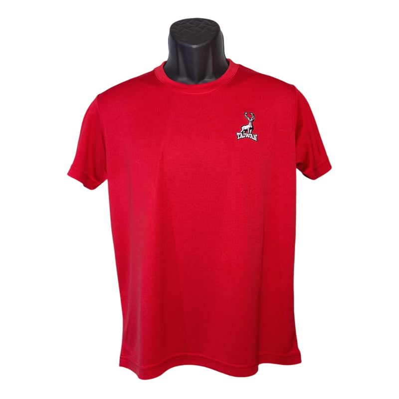 梅花鹿神-運動機能T恤 (吸濕排汗涼感透氣) 刺繡款