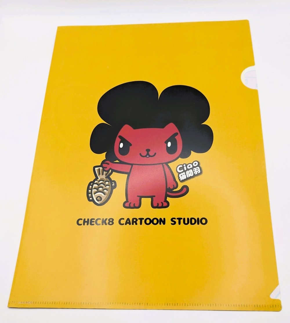 小八將L型資料夾_日系豆子頭款