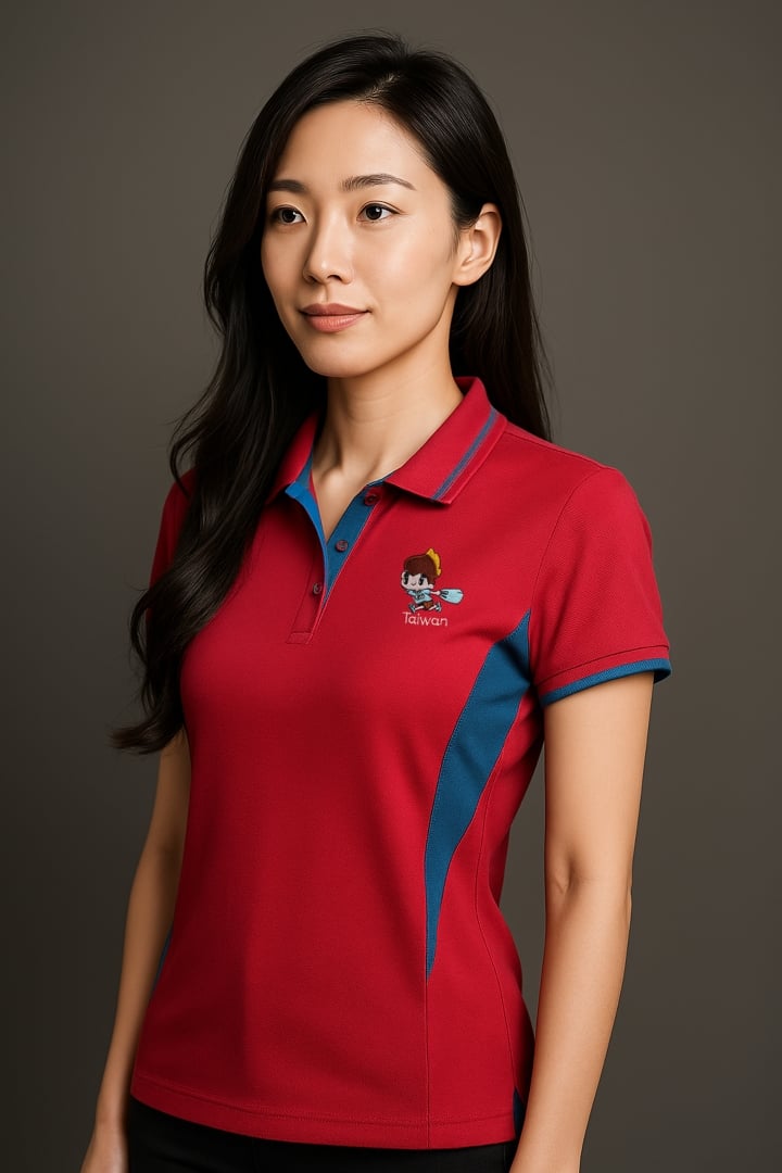 小八將靚漾修身款POLO衫｜桃紅