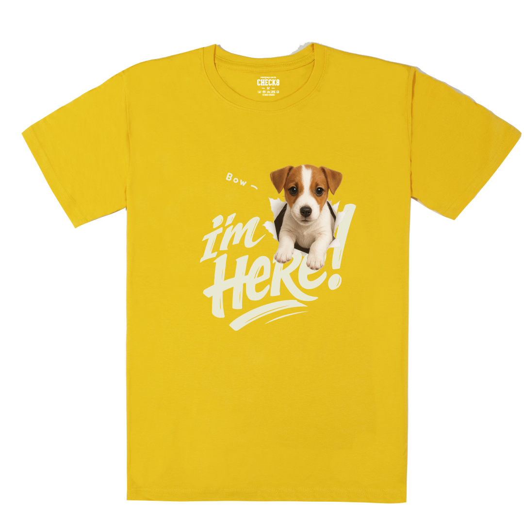 【洞洞犬】Bow~傑克羅素㹴Ｔ恤