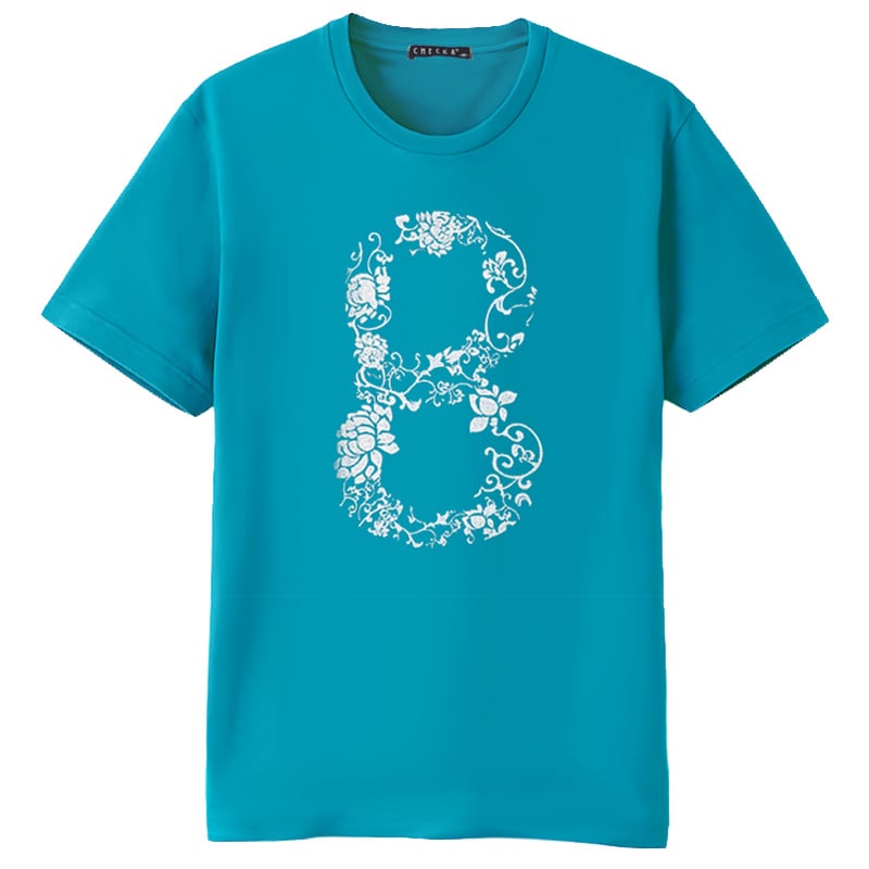 蓮花8T恤_黑色_S