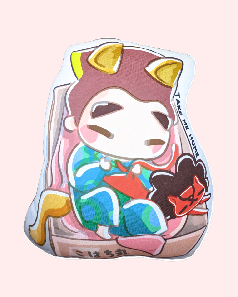 小八將療癒造型抱枕－小八狐丸帶我回家款