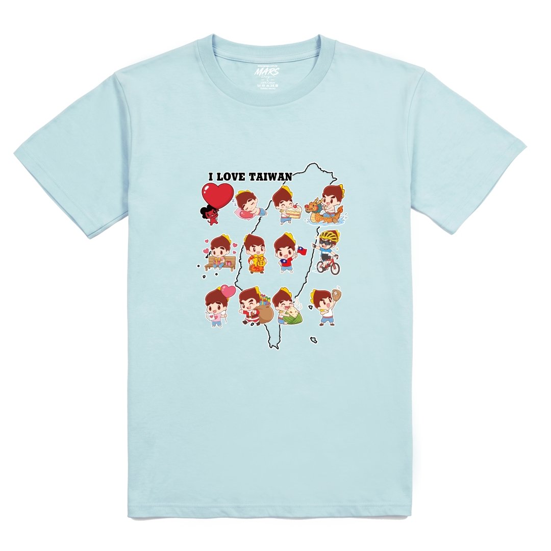 小八將愛台灣T恤(LOVE TW t-shirt)