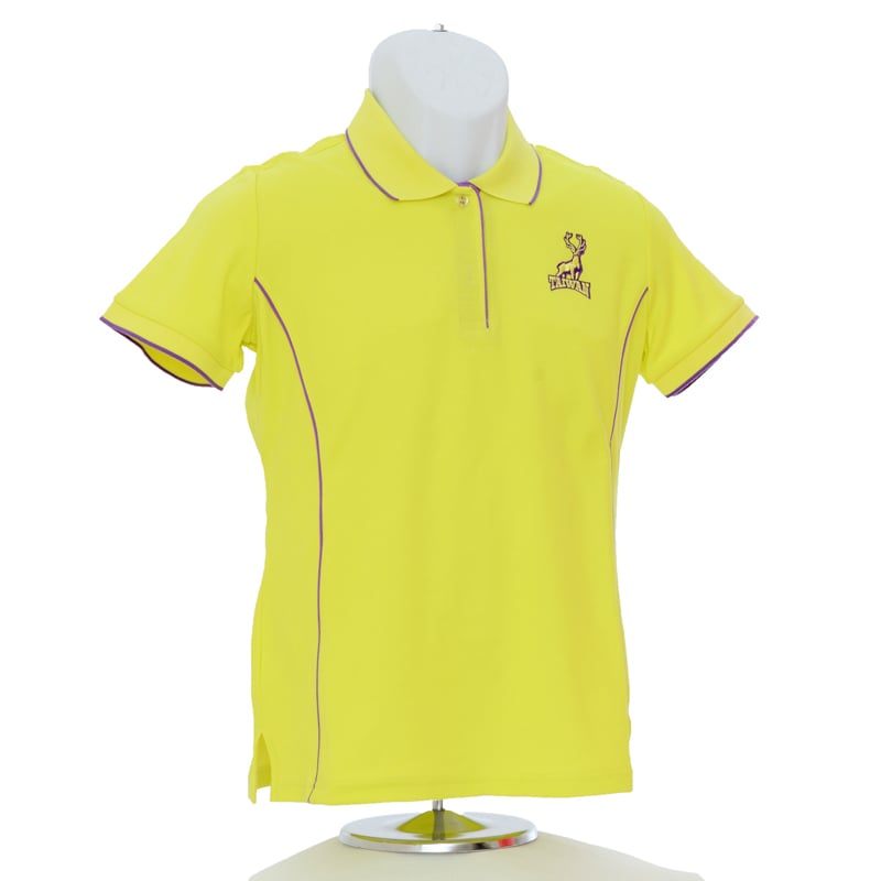 梅花鹿神-POLO衫-女-芥末黃