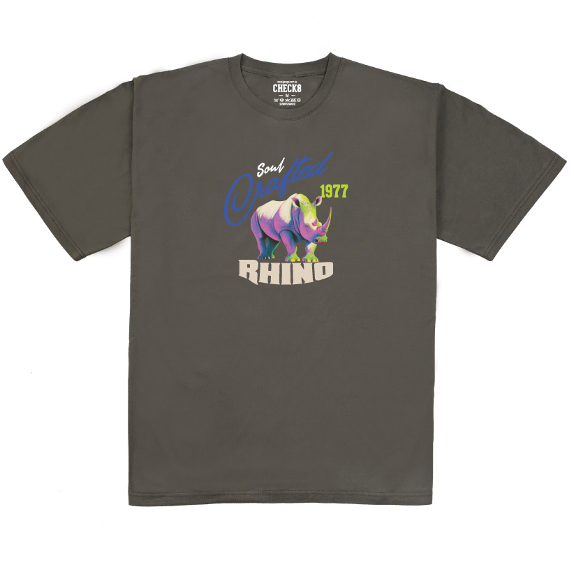 重磅落肩款Rhino犀牛T恤