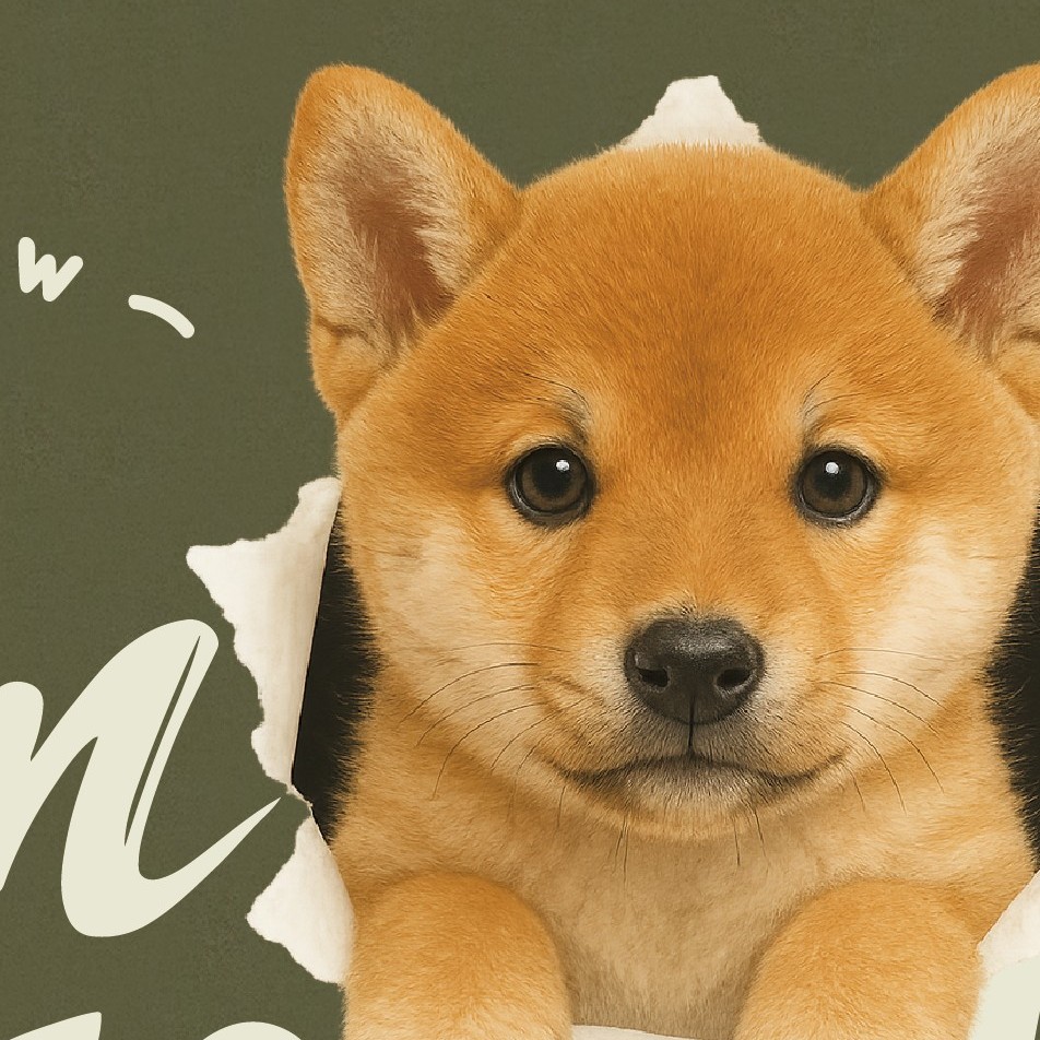 【洞洞犬】Bow~柴犬Ｔ恤