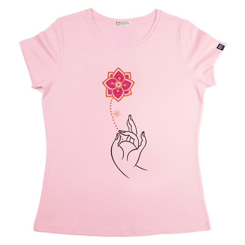 拈花佛手T恤_柔和粉色(完售)