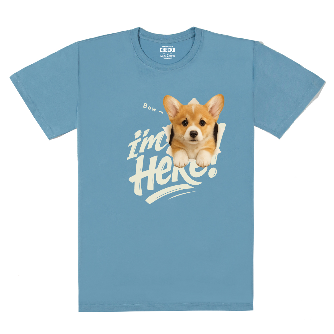 【洞洞犬】Bow~威爾斯柯基犬Ｔ恤