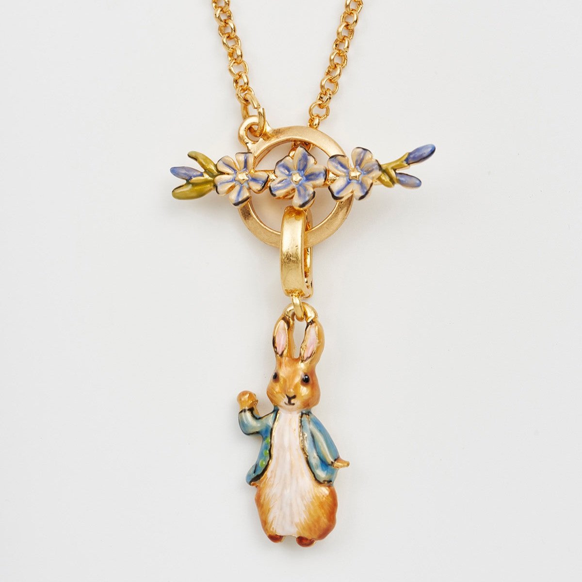 Fable England 彼得兔勿忘我OT項鍊