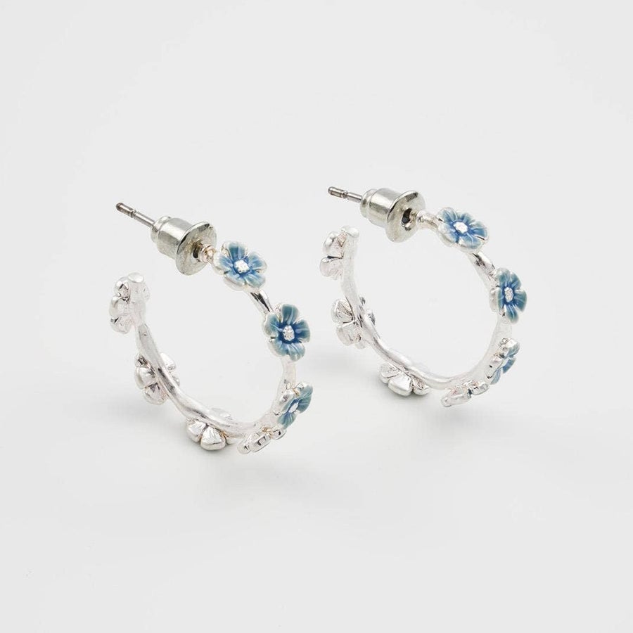 Fable England 勿忘我C形耳環