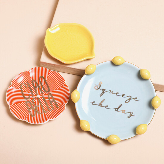 Lisa Angel 夏日檸檬飾品盤