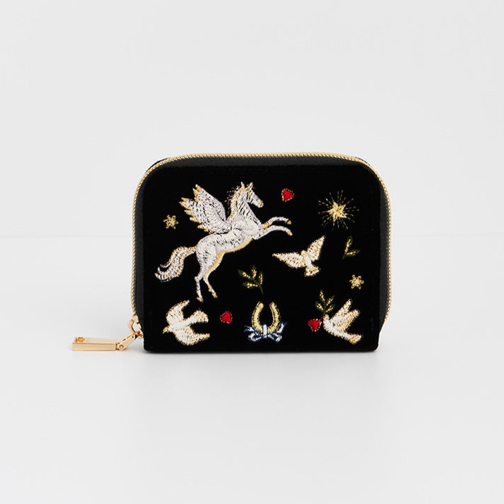 Fable England 星夜刺繡小短夾