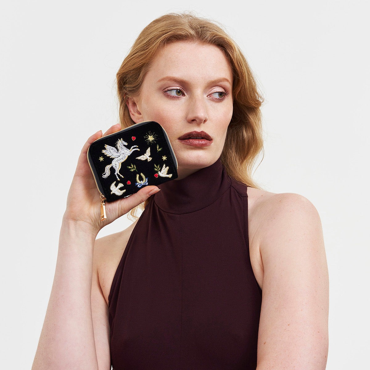 Fable England 星夜刺繡小短夾