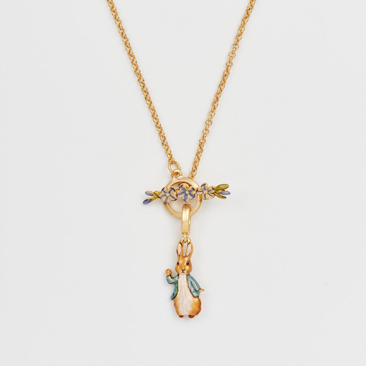 Fable England 彼得兔勿忘我OT項鍊