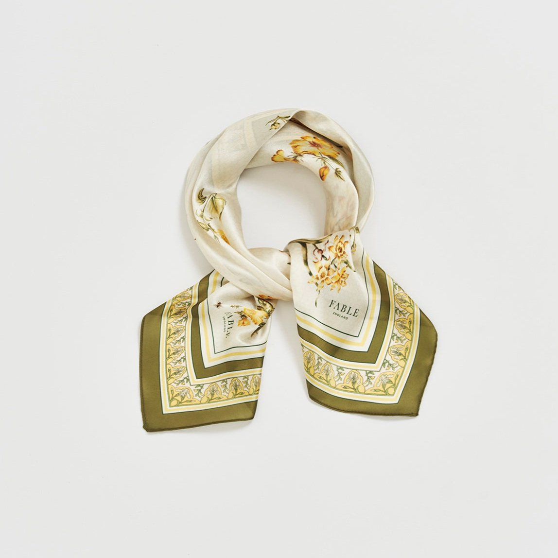 Fable England 復古花卉方巾