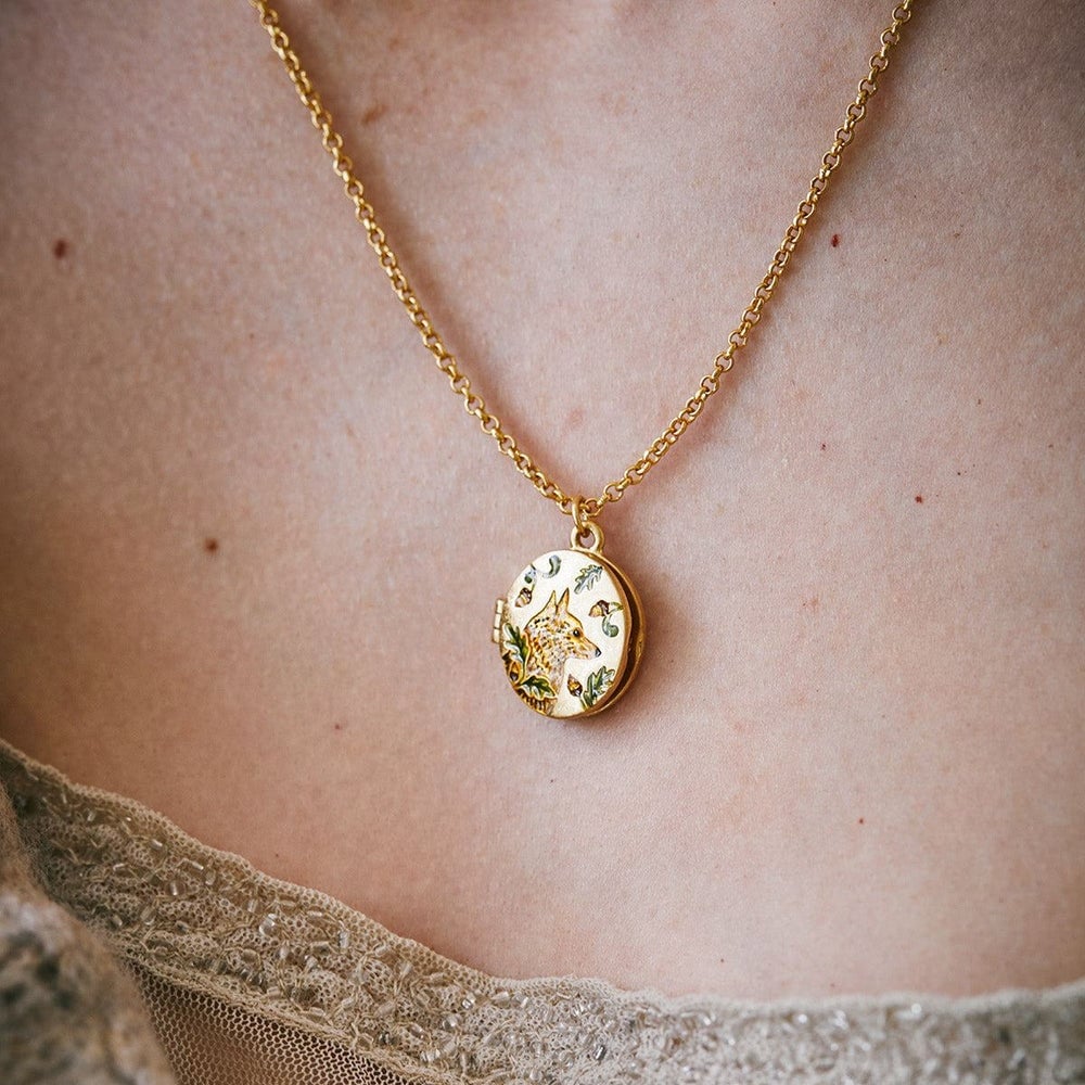 Fable England 狐狸相片項鍊
