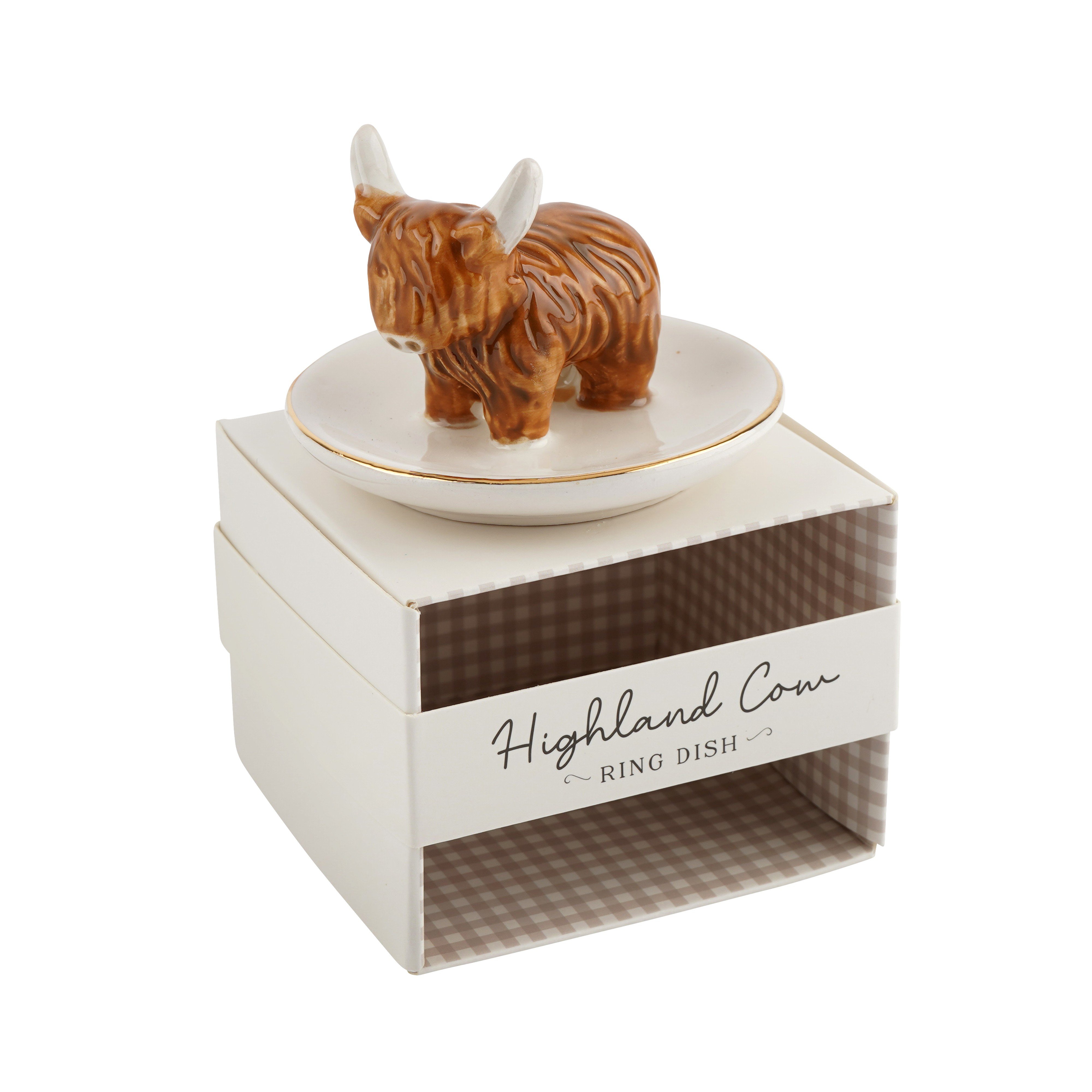 CGB 高地牛戒指盤