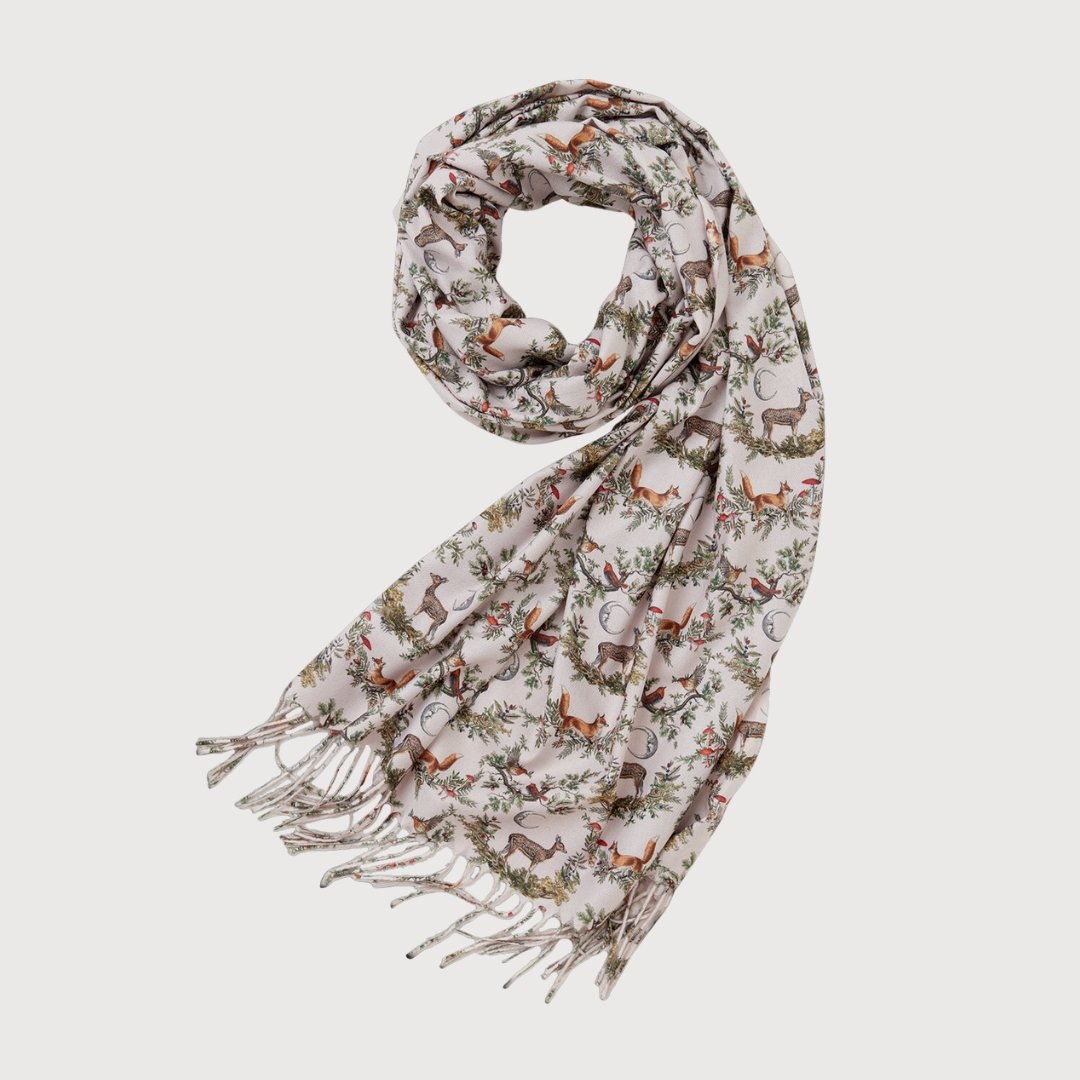 Fable England 森林之夜流蘇圍巾