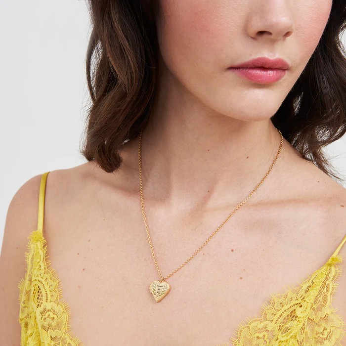 Fable England 勿忘我相片項鍊