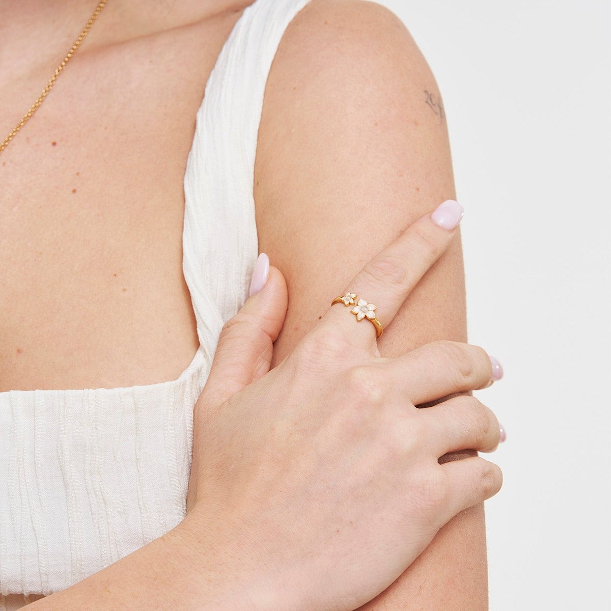 Fable England 茉莉花珍珠戒指