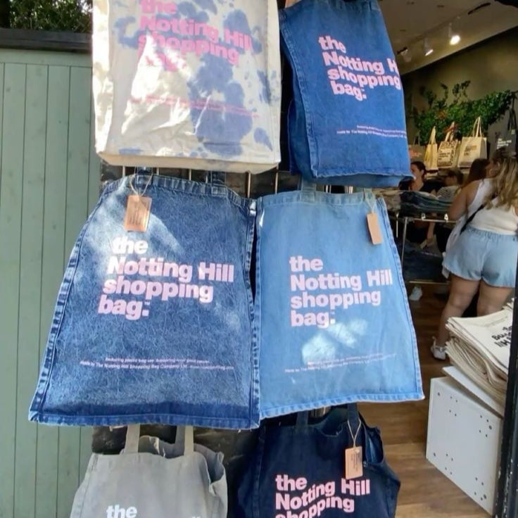 Notting Hill 丹寧托特包