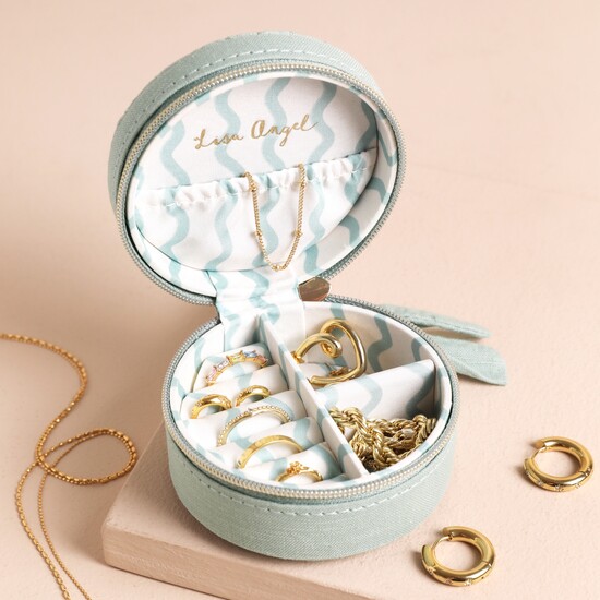 Lisa Angel 薄荷絎縫飾品盒