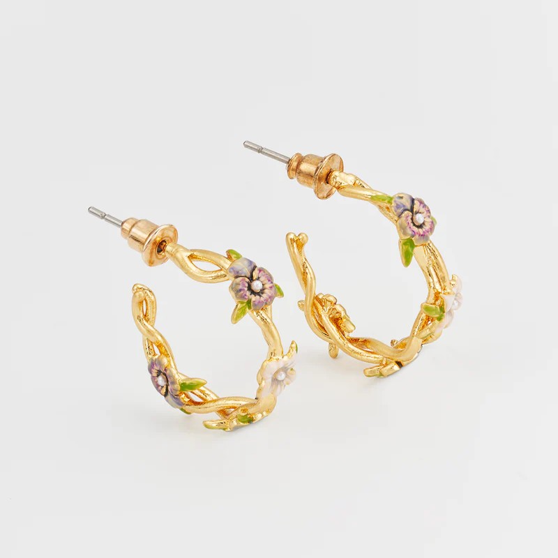 Fable England 花藤C形耳環