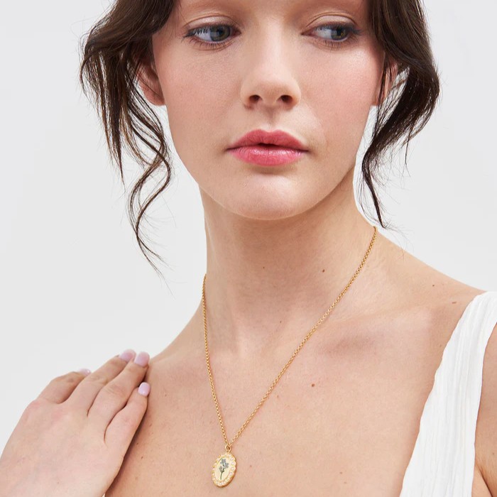 Fable England 勿忘我古典項鍊