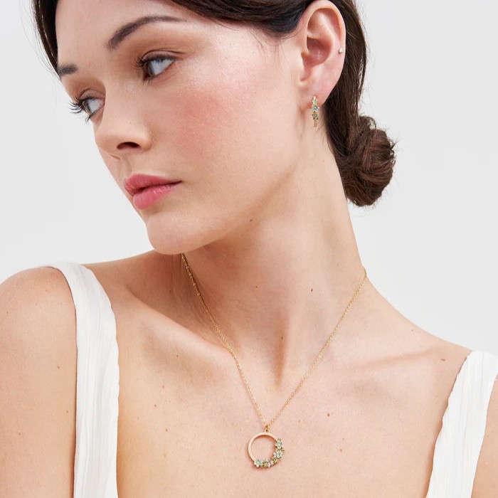 Fable England 花環鋯石項鍊