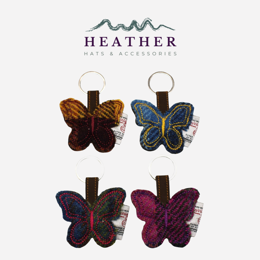 Heather 蝴蝶花呢吊飾