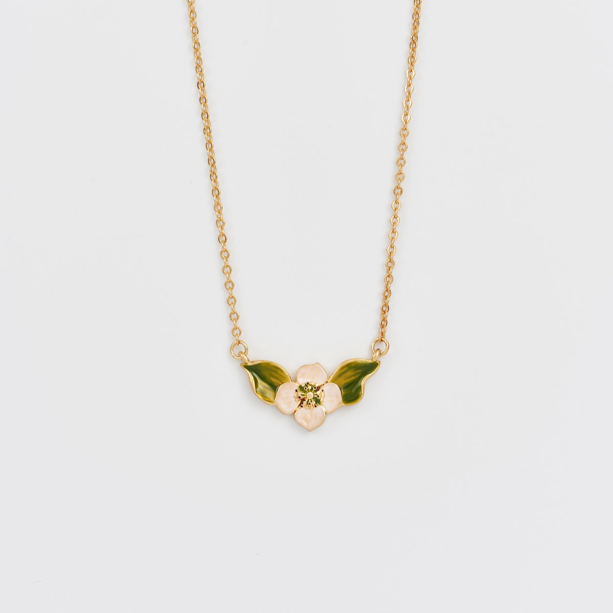 Fable England 罌粟銀蓮花項鍊