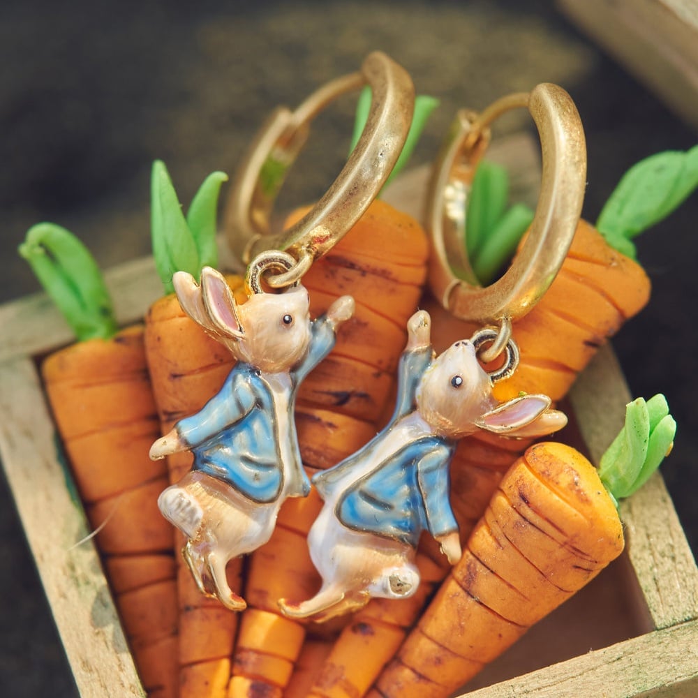 Fable England 彼得兔耳環