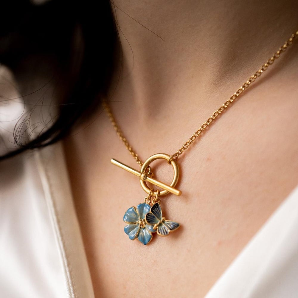 Fable England 勿忘我OT項鍊